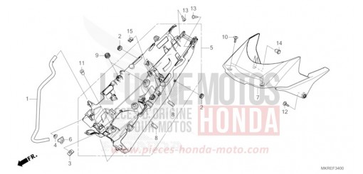 KOTFLUEGEL, HINTEN CBR1000SPR de 2024